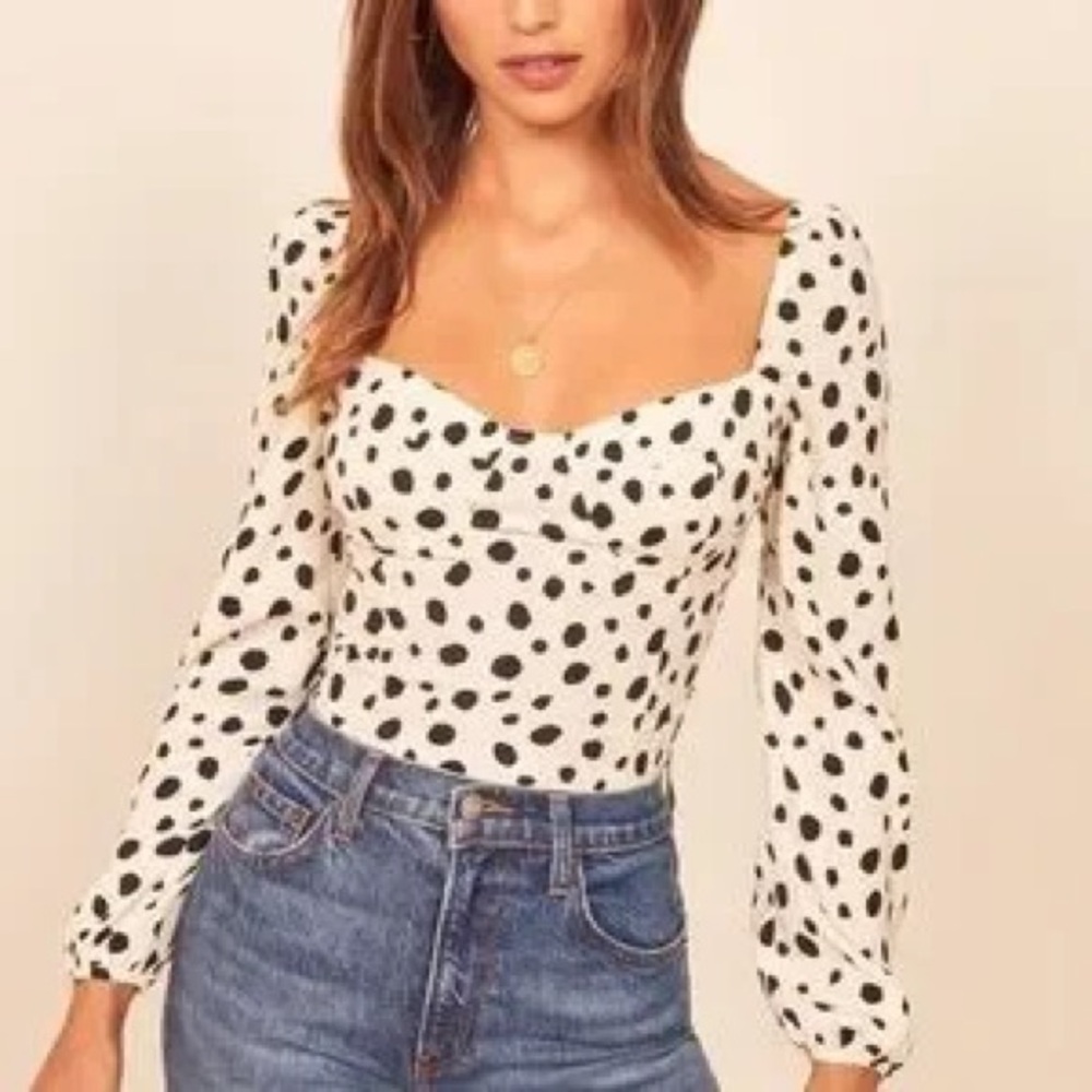 Reformation Reign Top Ink Blot 2